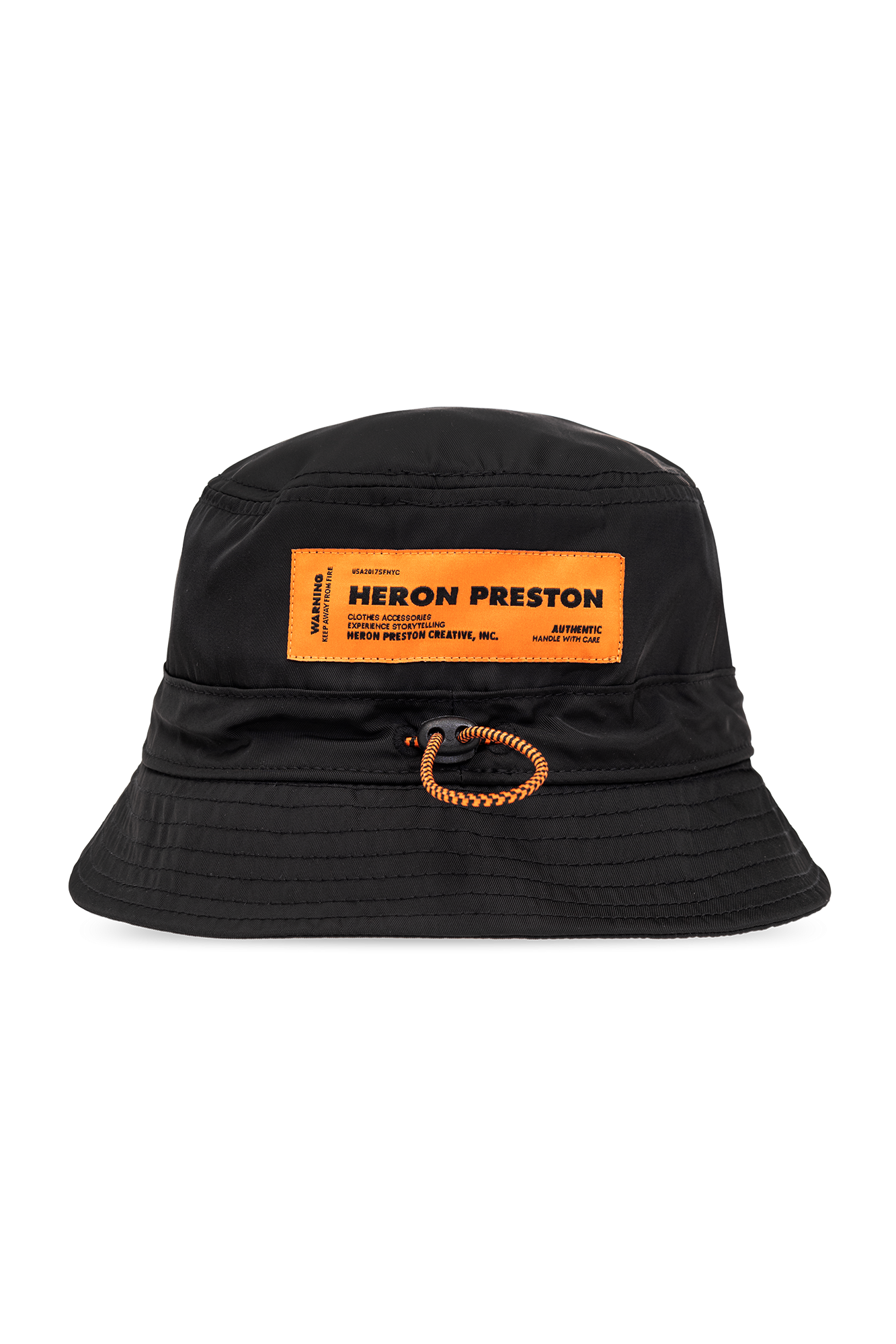 Black Bucket hat with logo Heron Preston - Vitkac Canada